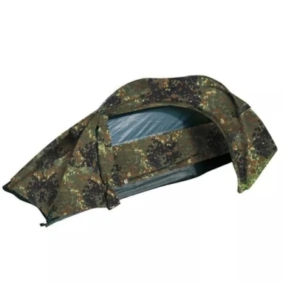 Afbeelding van Mil Tec 1 persoons tent Recom Flecktarn camouflage