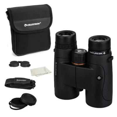 Afbeelding van Celestron 72322 Nature DX 8x42 buiten en vogelaarverrekijker volledig multigecoat met BaK prisma&#039;s, rubber behuizing, mist waterdicht