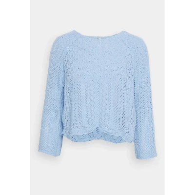 Afbeelding van Only Onlnola Life 3 4 Pullover Knt Noos 15233173 Licht Blauw Dames The Stone