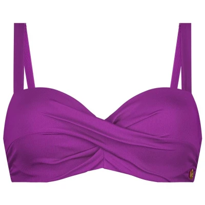 Afbeelding van Ten Cate Twisted Bikini Top Wildberry maat 38C Paars
