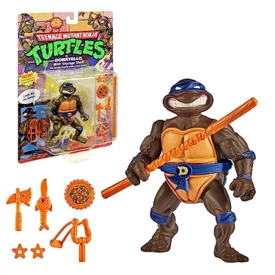 Afbeelding van Ninja Turtles, 10 cm beweegbaar figuur, figuur uit de klassieke collectie, Donatello, speelgoed voor kinderen vanaf 4 jaar, T00016