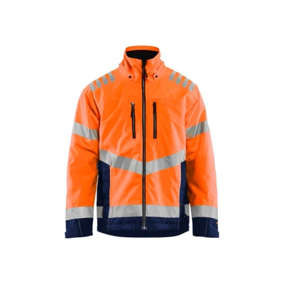 Afbeelding van Blaklader High Vis winterjas 4780 1977 Oranje/Marineblauw