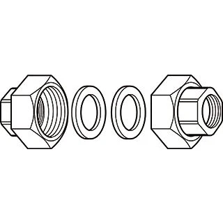 Afbeelding van Wilo pompkoppeling set 1 2 x1 2st prijs per 4090808