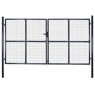 Afbeelding van Gaaspoort 289x175 cm gegalvaniseerd staal grijs