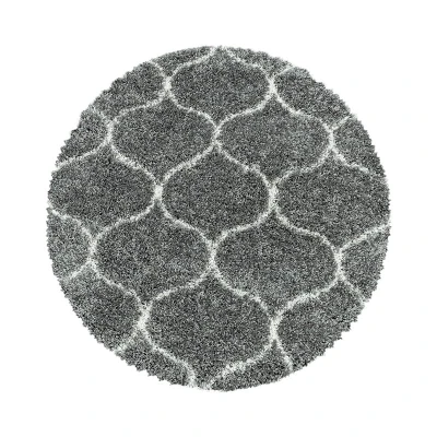 Afbeelding van Rond Vloerkleed Circles 120cm Grijs 123vloerkleed.nl is de online webshop voor vloerkleden en woonaccessoires.