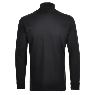 Afbeelding van RAGMAN Basic coltrui met lange mouwen voor heren, 009, zwart, 4XL
