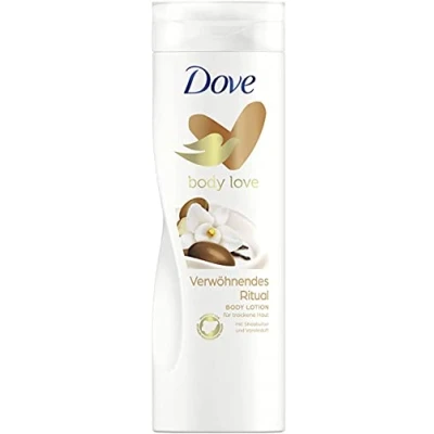 Afbeelding van Dove Body Lotion Verwenritueel met Karitéboter en Vanillegeur, 0.4 l