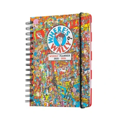 Afbeelding van Where&#039;s Wally School Agenda 2025 2026 ( aug juli )