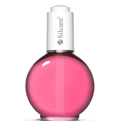 Afbeelding van Silcare, Nagelverzorgingsproducten, The Garden Of Colour Nagelriem en Nagelolie Olijfje Naar Framboos Licht Roze 75Ml (75 ml)