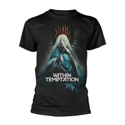 Afbeelding van WITHIN TEMPTATION BLEED OUT VEIL T SHIRT FRONT &amp; BACK PRINT