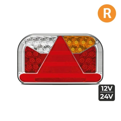 Afbeelding van Fristom FT 170 LED Achterlicht + Kentekenverlichting 5P Bajonet Rechts