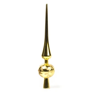 Afbeelding van Piek kerstboom Decoris (Klassiek, Goud, Gouden glitters)