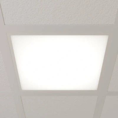 Afbeelding van Arcchio LED paneel 1licht Kunststof, aluminium H: 1.1 cm wit Inclusief lichtbron