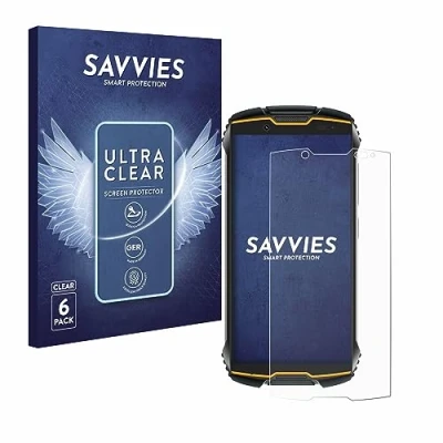 Afbeelding van Savvies (6 Stuks) Schermbeschermer voor Cubot King Kong Mini 2 Screen Protector Ultra Transparant