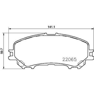 Afbeelding van Brembo Remblokset P 56 100