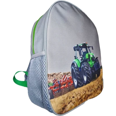 Afbeelding van School rugzak tractor rugtas trekker kind peuter Tas grijs Heel mooi en goede kwaliteit!
