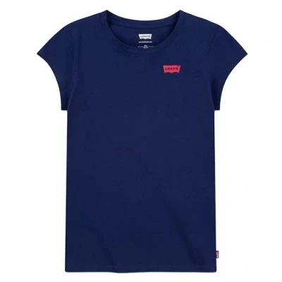 Afbeelding van Levi&#039;s Kids ss Batwing Tee Girls, 10 16 jaar oud, Middeleeuws blauw, 8