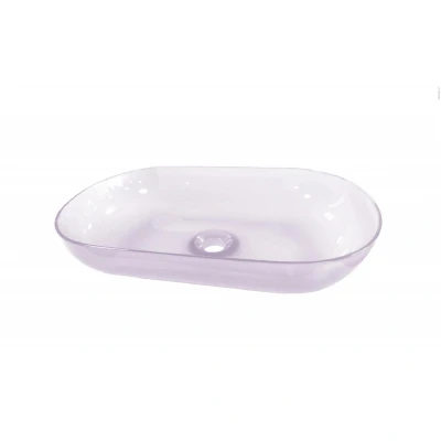 Afbeelding van Best Design waskom opbouw 54 x 34 12 cm transparant helder