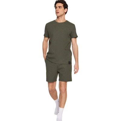 Afbeelding van Trendyol Kaki Pyjamaset Met Normale Pasvorm En Short Tmnss23Pt00036