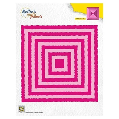 Afbeelding van Nellies Choice Multi Frame Die Foto randen vierkant MFD124 138x138mm (12 18)