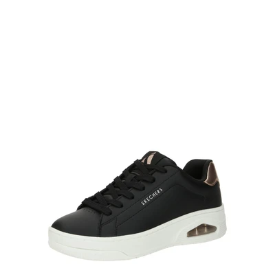 Afbeelding van Skechers Sport UNO Court Sneakers laag, Dames, Maat: 35, Black/rose gold Leer