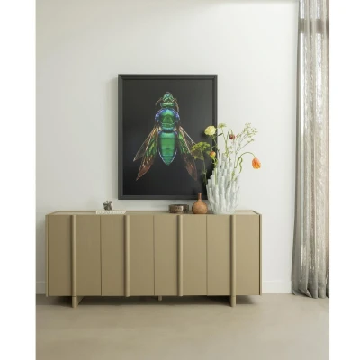Afbeelding van Woood Basu dressoir grenen mud Hout