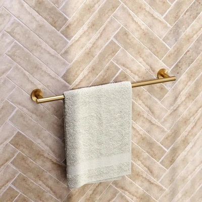 Afbeelding van Brauer Gold Edition handdoekrek 60cm goud geborsteld PVD