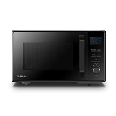 Afbeelding van Toshiba MW2 AC25TF (BK) 4 in 1 magnetron met hete lucht &amp; grill combifunctie / 25L 900W 1100W 2100W emaille binnenkant zwart