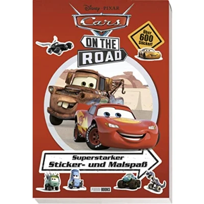 Afbeelding van Disney PIXAR Cars On The Road: Superstarker Sticker und Malspaß: Malblock