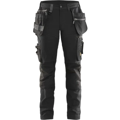 Afbeelding van Blaklader Dames werkbroek met stretch 7115 1343 Zwart C48