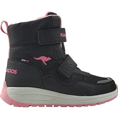 Afbeelding van Kangaroos Kpnala V RTX Snowboots voor kinderen, Maat: 37, Jet black/rose Imitatieleer/ textiel