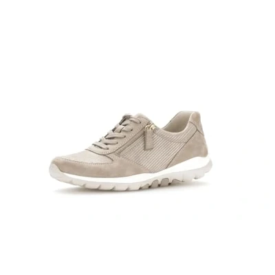 Afbeelding van Gabor 46.968.62 Michel.Str Nubuck Musch. Lein. sneaker rollingsoft MT 39