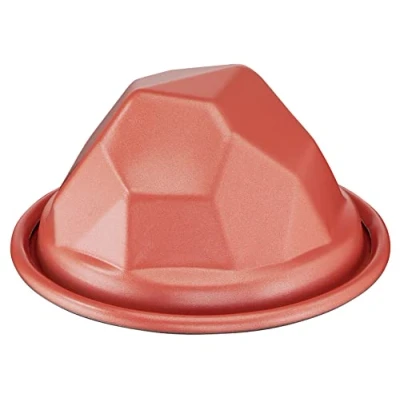 Afbeelding van Tefal Creabake Volcano Bakvormen, 3 stuks, 7,5 cm, antiaanbaklaag, stapelbaar systeem, zoete en hartige creatieve recepten, eenvoudig bakken