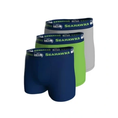 Afbeelding van NFL SEAHAWKS Boxers 3 pack Navy Groen Grijs Maat L