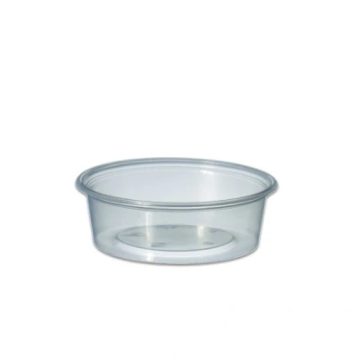 Afbeelding van 1000x Sausbakje PP 70,3mm 50cc rond transparant