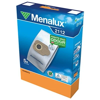 Afbeelding van Menalux 2112 stofzuigerzakken voor Rowenta RO 64, 6432, 63, 68/5 stofzakken Duraflow synthetisch, 1 motorfilter