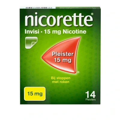 Afbeelding van Nicorette Invisi Patch Pleisters 15mg