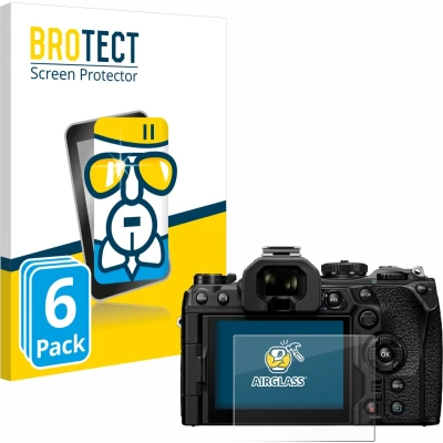 Afbeelding van BROTECT Glas Screen Protector voor Olympus OM System 1 Mark II (6 Stuks) Schermbeschermer [9H Hardheid, Beschermglas Folie niet Gehard Glas]