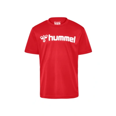 Afbeelding van Hummel LOGO Tshirt print voor kinderen, Maat: 116, True red