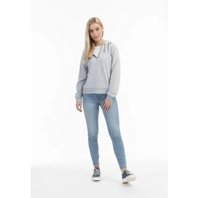 Afbeelding van Hoodie DREIMASTER XL / Lichtgrijs Melange 70% Katoen 30% Polyester