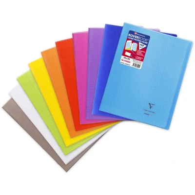 Afbeelding van Schrift Koverbook A4+ 48 vel Seyès, kaft in PP assorti transparant