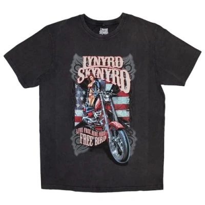 Afbeelding van Lynyrd Skynyrd Ride Free Heren T shirt L Grijs