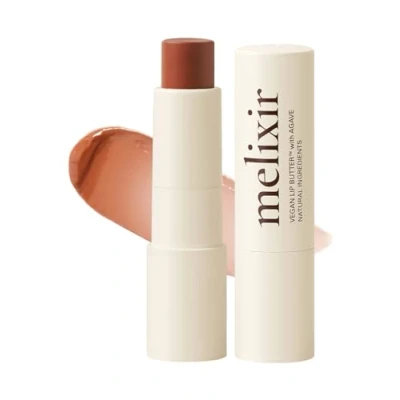 Afbeelding van Melixir veganistische lippenboter #12 Caramel (getint) (+8 andere kleuren) 3,9 g, bijenvrij, zonder petrolatum, diep voedende lippenbalsem op plantaardige basis