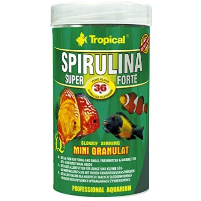 Afbeelding van Tropical Super Spirulina Forte Mini granulaatvoer met 36% (Platensis) aandeel, per stuk verpakt (1 x 250 ml)