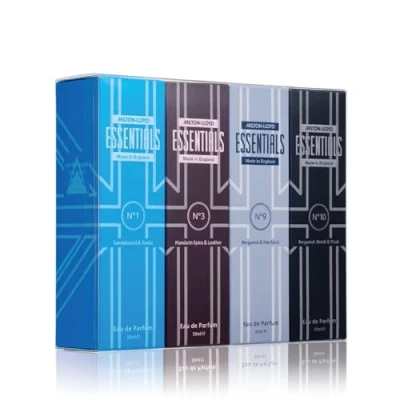 Afbeelding van Milton Lloyd Essentials Quad Pack Fragrance for Men 4 x 50ml Eau de Parfum