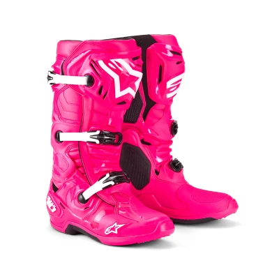 Afbeelding van Alpinestars 2025 Tech 10 Crosslaarzen Diva Roze / Wit maat 12 = 47