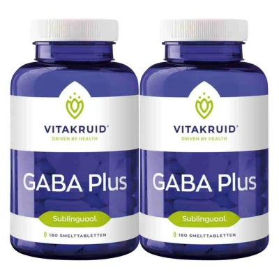 Afbeelding van 2x Vitakruid Gaba Plus 180 tabletten