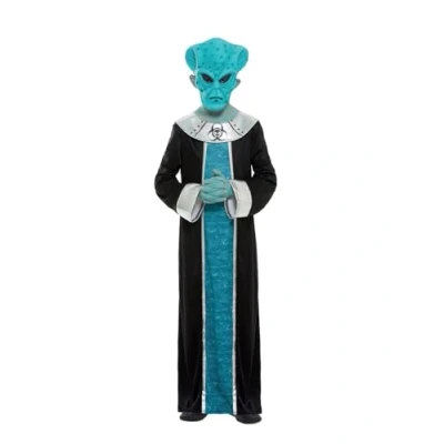 Afbeelding van SMIFFY&#039;S Blauwe alien vermomming voor jongens 116/128 (4 6 jaar)