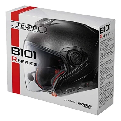Afbeelding van Nolan N Com B101 R Bluetooth communicatiesysteem, enkele set (zwart, eenheidsmaat)