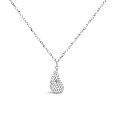 Afbeelding van Karma Collier Druppel Zirkonia Zilver